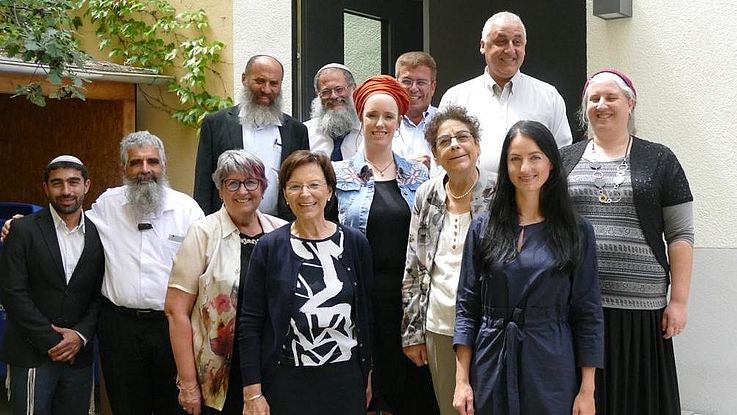 Group with Dr. Emilia Müller, Staatsministerin a.D.
